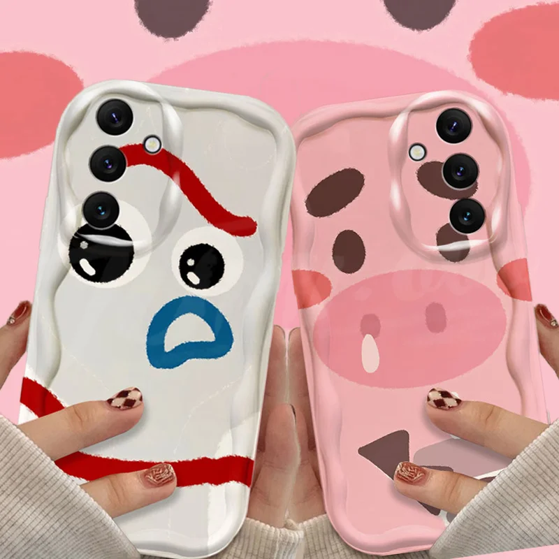 Capa de silicone para Disney Toy Story, Lotso Olaf, TPU para Samsung Galaxy A12, A22, A32, A52, A52S, A72, A11, A21S, A31, A51, A71, A20, A30, a50