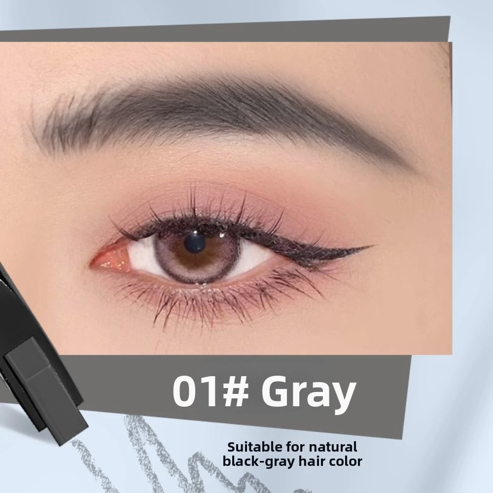 Waterproof Eyebrow Pencil Triangle Shape 4 Color Options Eyebrow Pen Long Lasting Double Head Eyebrow Pencil For Beginners