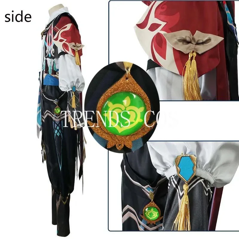 

s;3'c\5/b' Cosplay Costume Big size Uniform Halloween Kaveh Outfits for Anime Comic Con3'f,6\b;8/