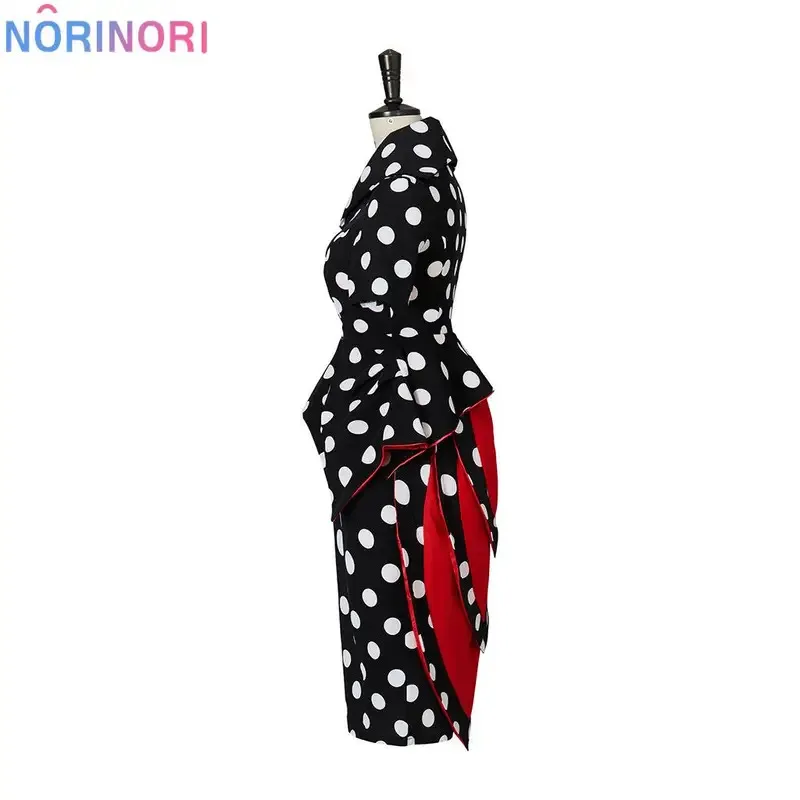 

Coraline Cosplay Dress Ghost Mother Cosplay Costume Polka Dot Dress The Other Mother Cosplay Halloween Scary Mother Cosplay