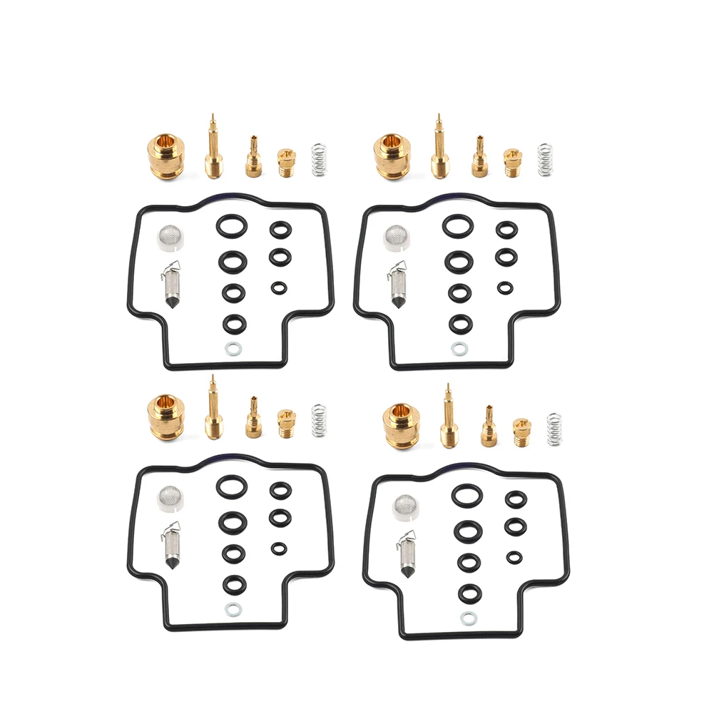 4 Sets Motorbike Carb Carburetor Repair Kit For Kawasaki ZZR600 ZX6R ZZR 600 E4-E9 BJ 1996 1997 1998 1999 2000 2001