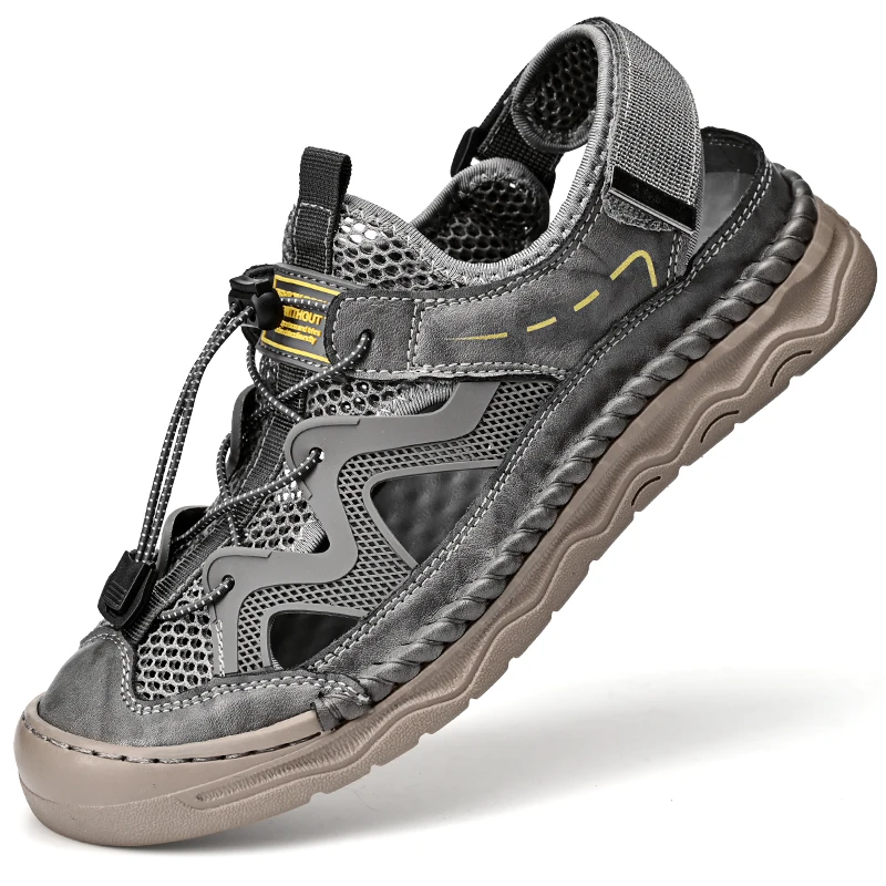 

Сандалии большого размера, повседневная пляжная обувь, мужская повседневная обувь 39-46, уличная обувь