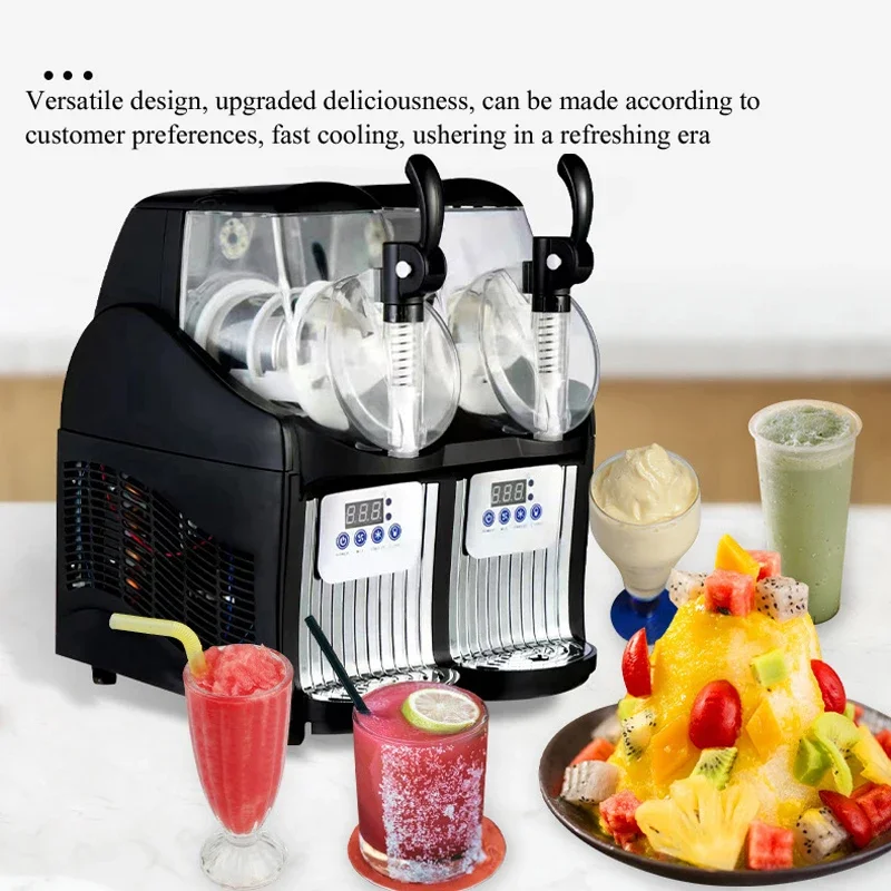

Commercial Slushie Machine, 4L Frozen Drink Margarita Machine Smoothie Slushy Maker Stainless Steel for Restaurant Bar Party