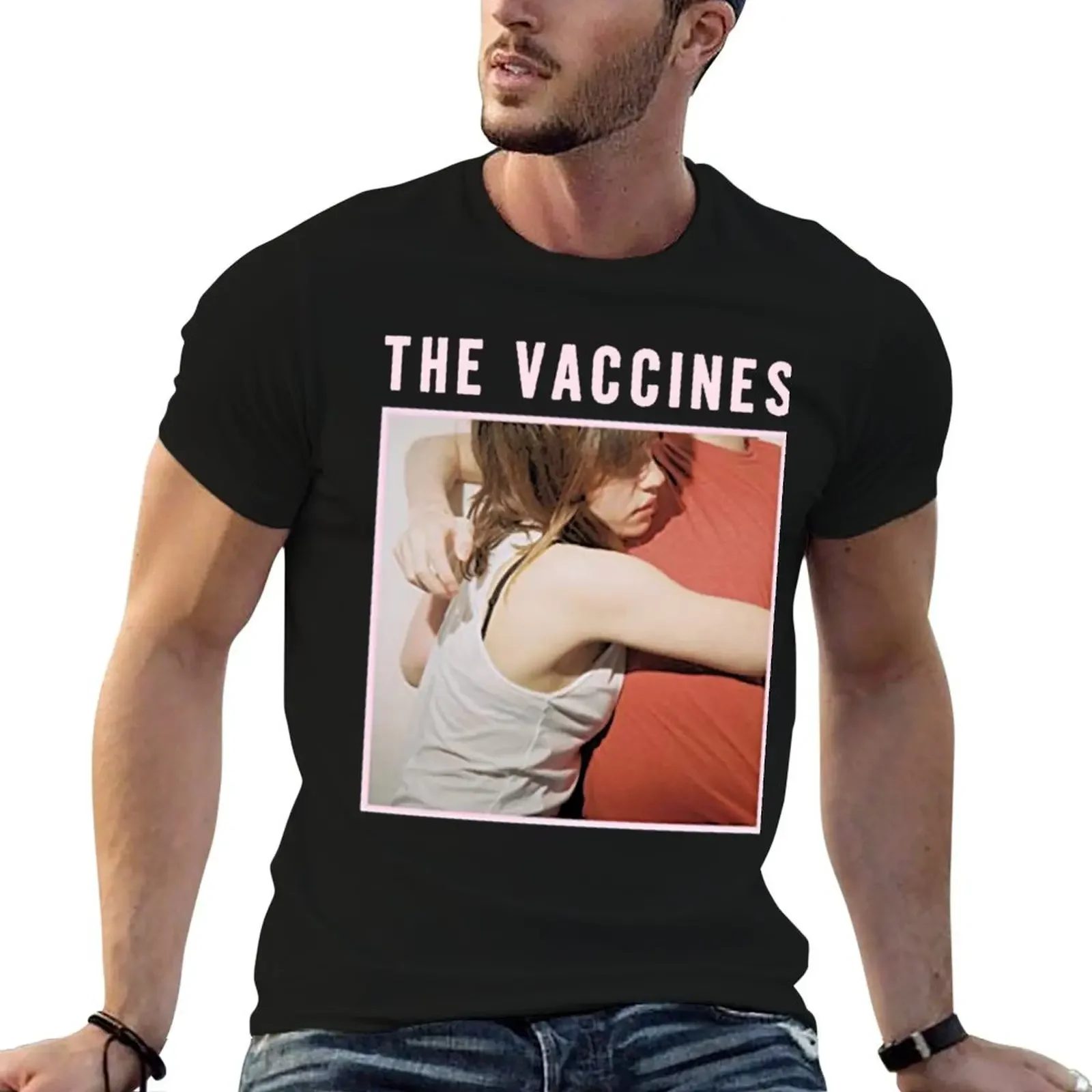 THE VACCINES BAND T-Shirt anime t shirts oversized cute tops plain black t shirts men