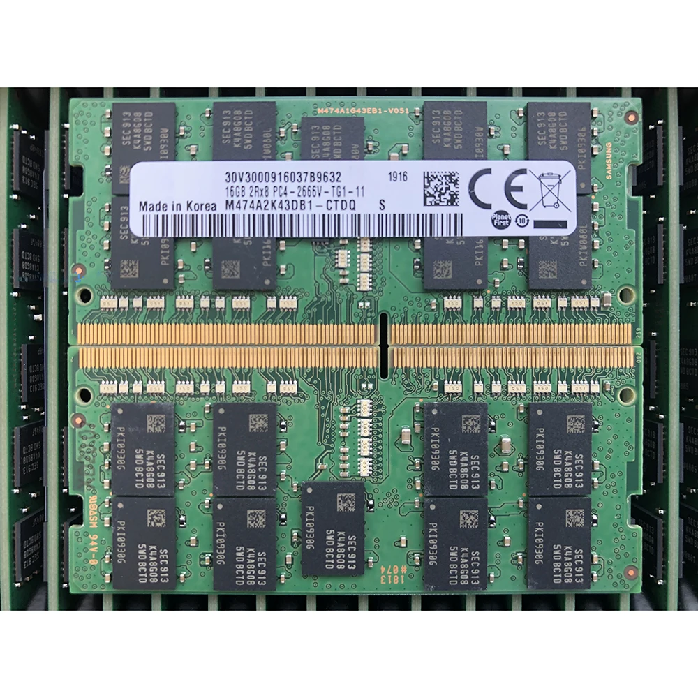 1 unidade de memória de armazenamento NAS DS1621xs + 2419 + RAM 16G DDR4 2RX8 2666 ECC SODIMM 16GB