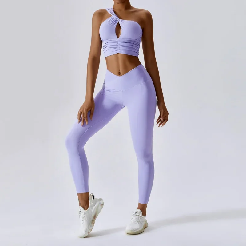 Женский спортивный костюм для тренировок, комплект для йоги, спортивная одежда, спортивная одежда для фитнеса, укороченный топ с длинными рукавами, бюстгальтер, леггинсы с высокой талией, спортивный костюм MN3