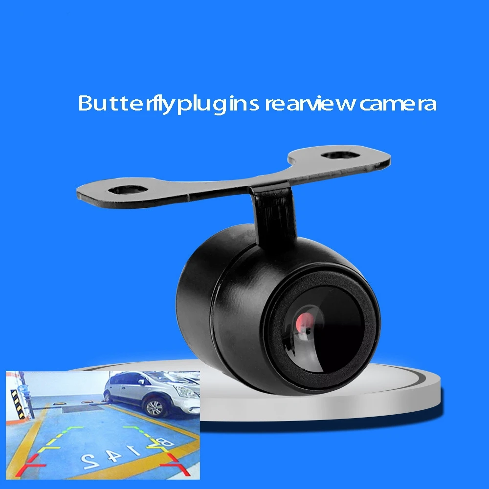 Plain Car Rear View Camera HD Night Vision Reversing Automatic Parking Monitoring CCD Waterproof Wide-Angle HD Image