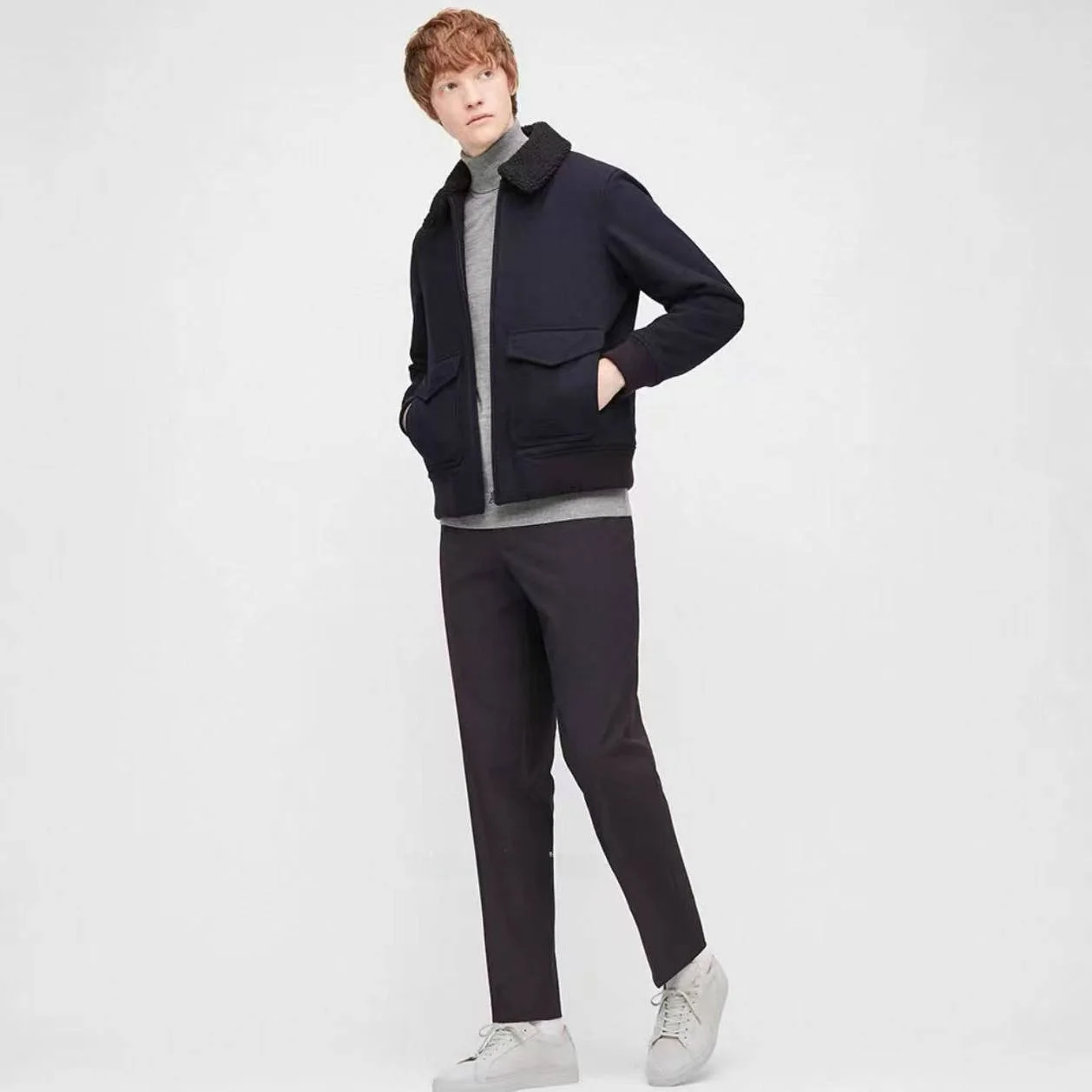 

Men's Warmth ort Jaet Outerwear Layered Façade Stand Fit Long Sve Zipper Closure Youth Size Extra Large Available