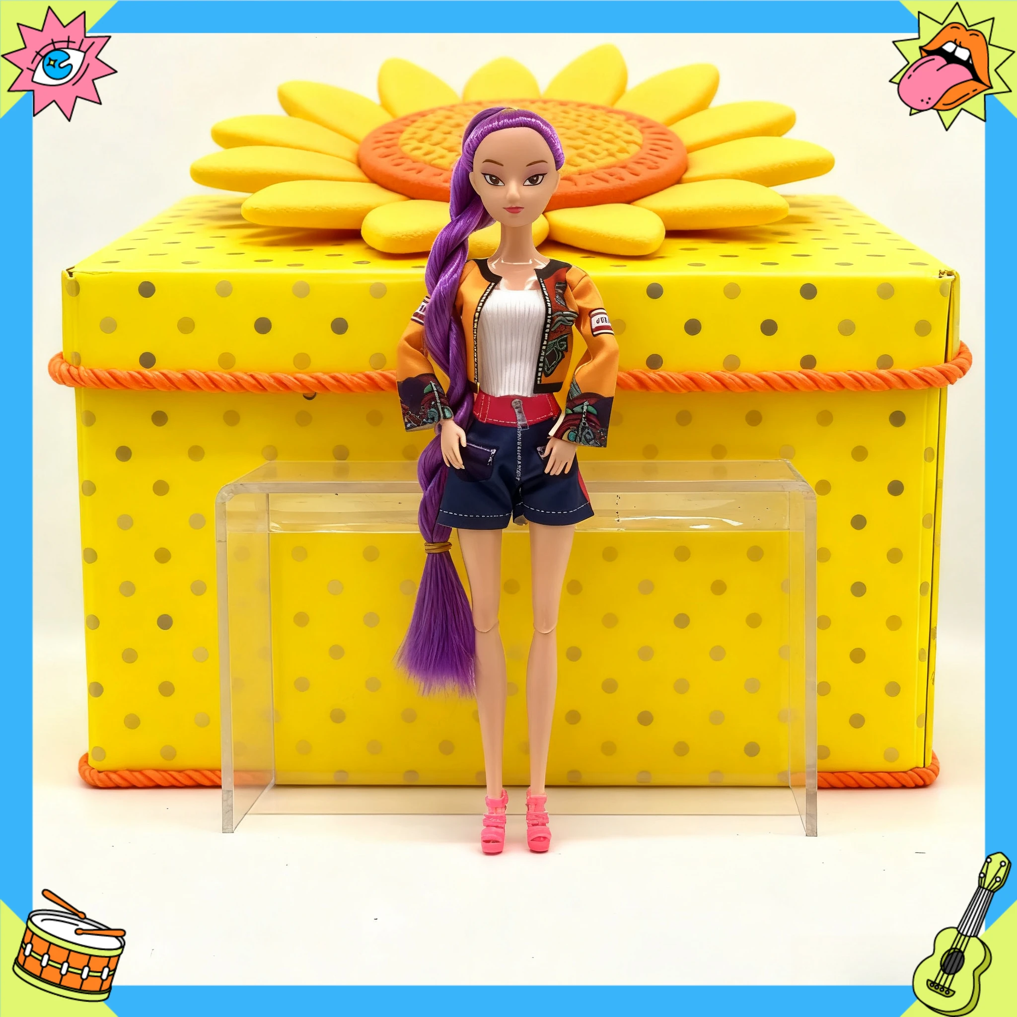 

2025 Internet celebrity popular children's Mid Autumn Festival gift box for girls aged 6 and above