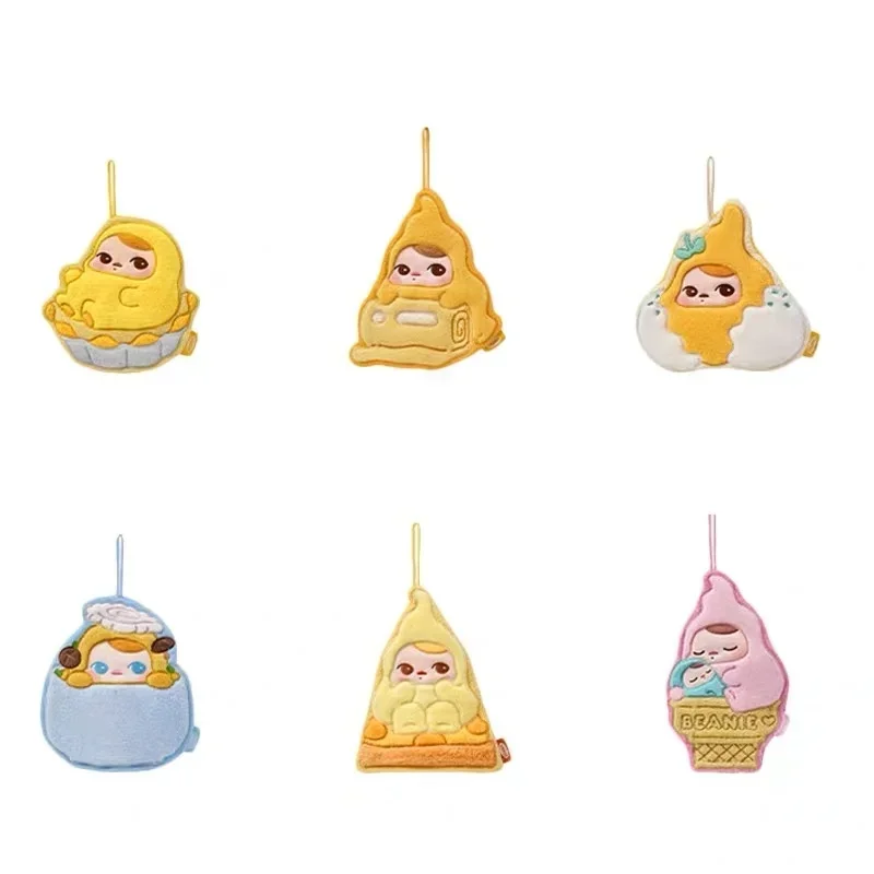 Pop Mart PUCKY EGG BEANIE Serie Handtuch Blind Box Guess Bag Anime Action Figure Ornament Figuren Puppen Modell Mädchen