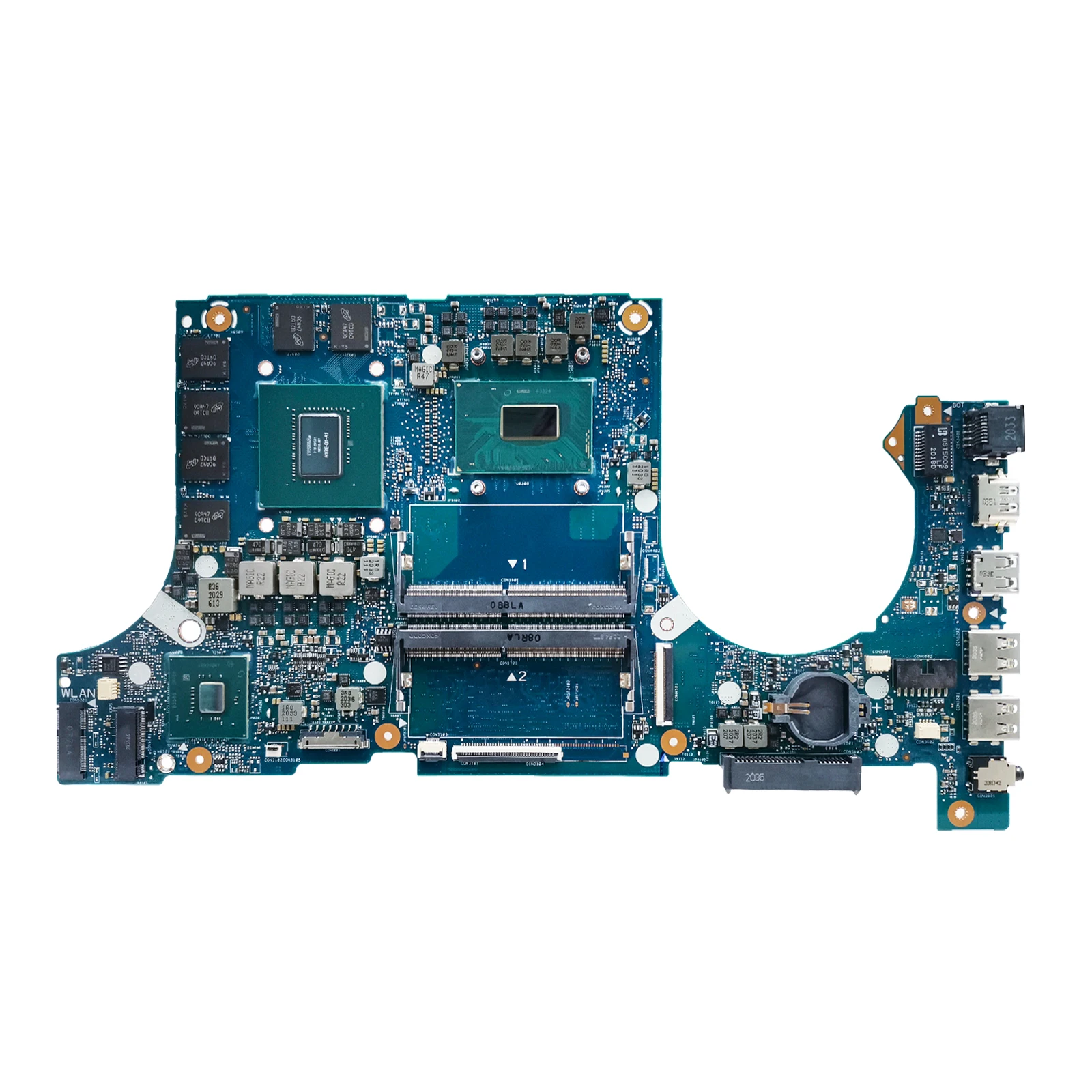 Carte mère d'ordinateur portable pour ASUS, FX505GM, FX505G, FX705GM, PX505G, MW505G, FX86FM, PX705G, MW705G, i5, i7, 8e processeur Isabel, GTX1060, V3G, V6G