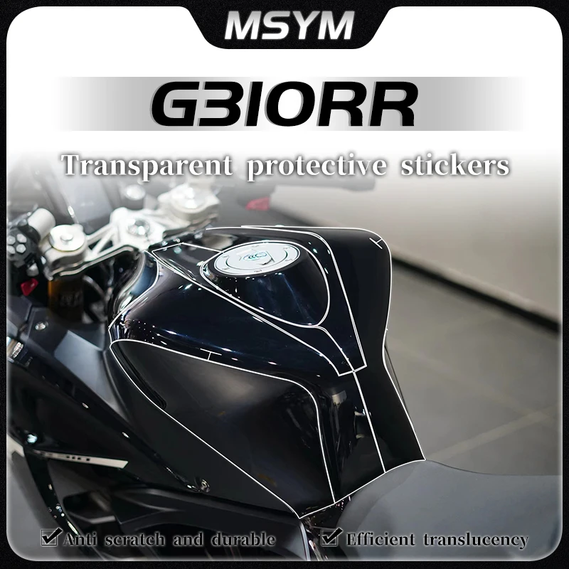 

For BMW G310RR G310 RR g310rr g310 rr Invisible car cover transparent instrument panel film body fuel tank sticker accessories