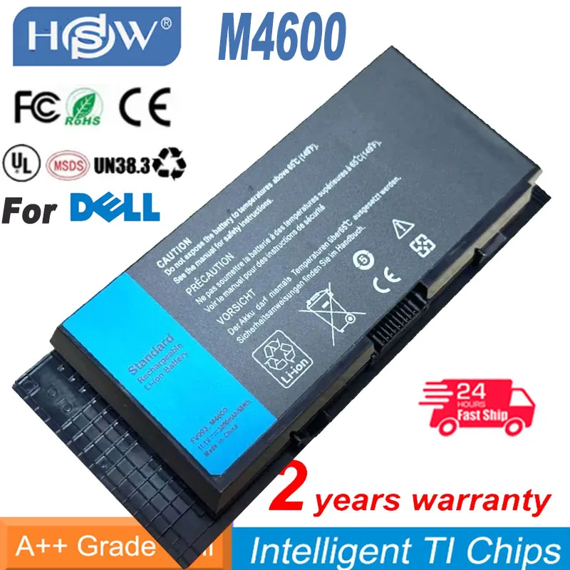 New FV993 Laptop Battery For DELL Precision M4600 M4700 M6600 M6700 M6800 M4800 Notebook