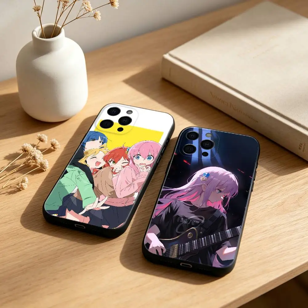 

Bocchi the Rock Phone Case Silicone black Soft For IPhone 17,16,15,14,13,12,11,SE,Plus Pro Max