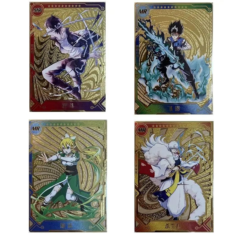 Anime Inuyasha MR series Sesshoumaru  Sword Art Online Kirigaya Suguha YuYu Hakusho medal collection card Entertainment toys