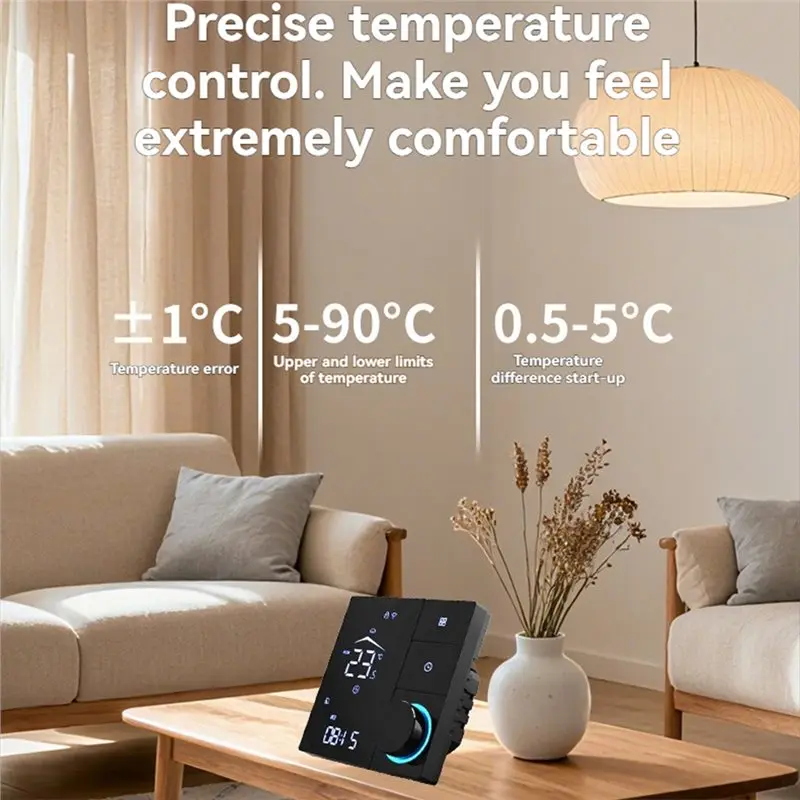 T19C Tuya Wifi Smart Thermostat 16A Electric Heating Voice Control Programmable For Home Automation System A