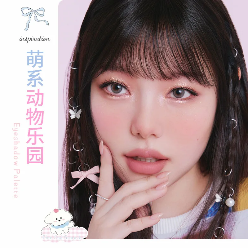 Paleta de sombra de ojos de 9 colores, perla nacarada, mate, brillo fino, tonos tierra, maquillaje diario de alto rendimiento de larga duración