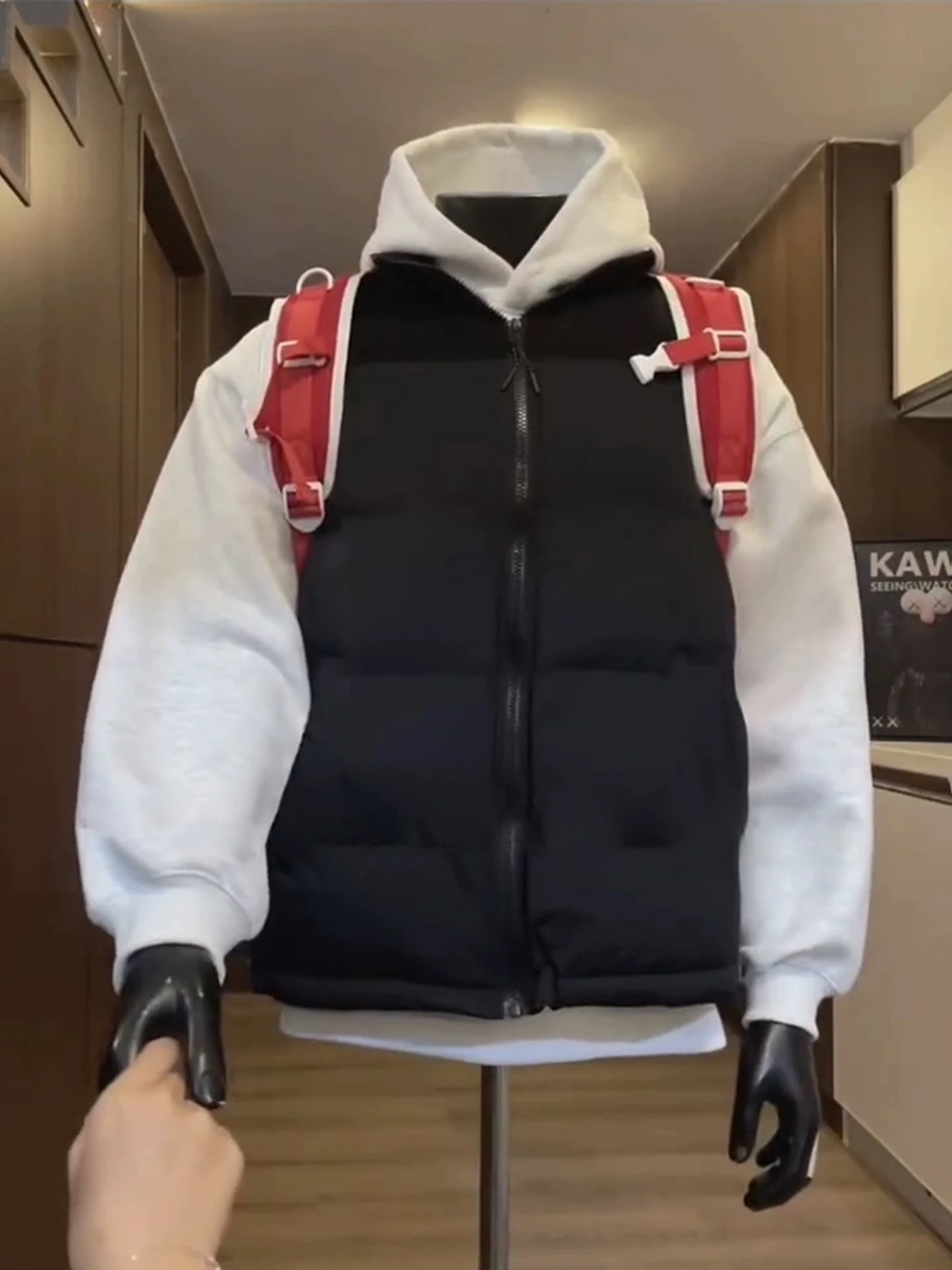 

Мужской утепленный жилет Bla American Sle с воротником-стойкой, осенне-зимняя теплая верхняя одежда, спортивная безрукавка из хлопка