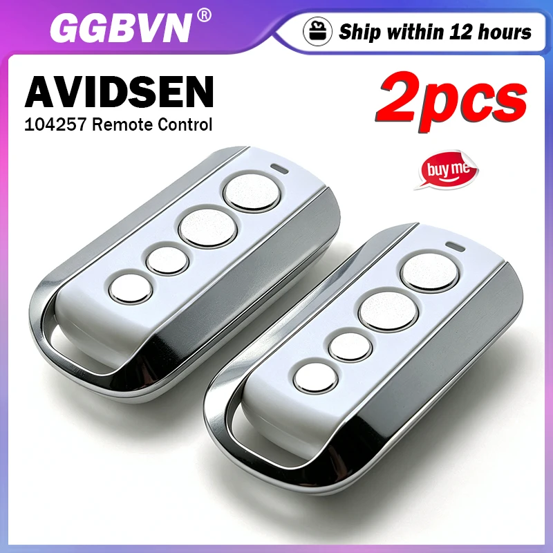AVIDSEN 114253 104257 104251 104250 104350 104700 614701 654250 654300 654100 433.92MHz Garage / Gate Remote Control Transmitter