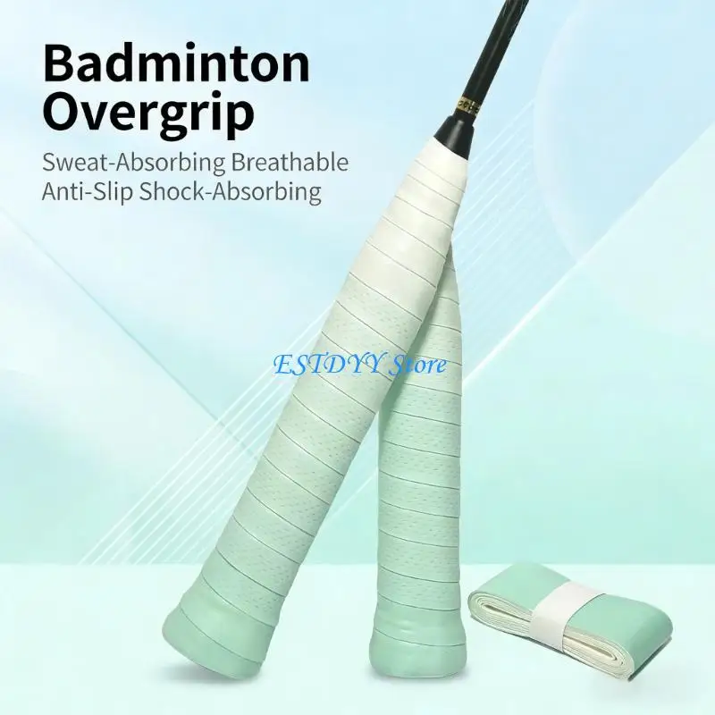 G6DE Racquet Grip Tape Antislip Badmintons Rackets Grip Replacement Tennis Grip Head Overgrips Skidproof Sweat Band