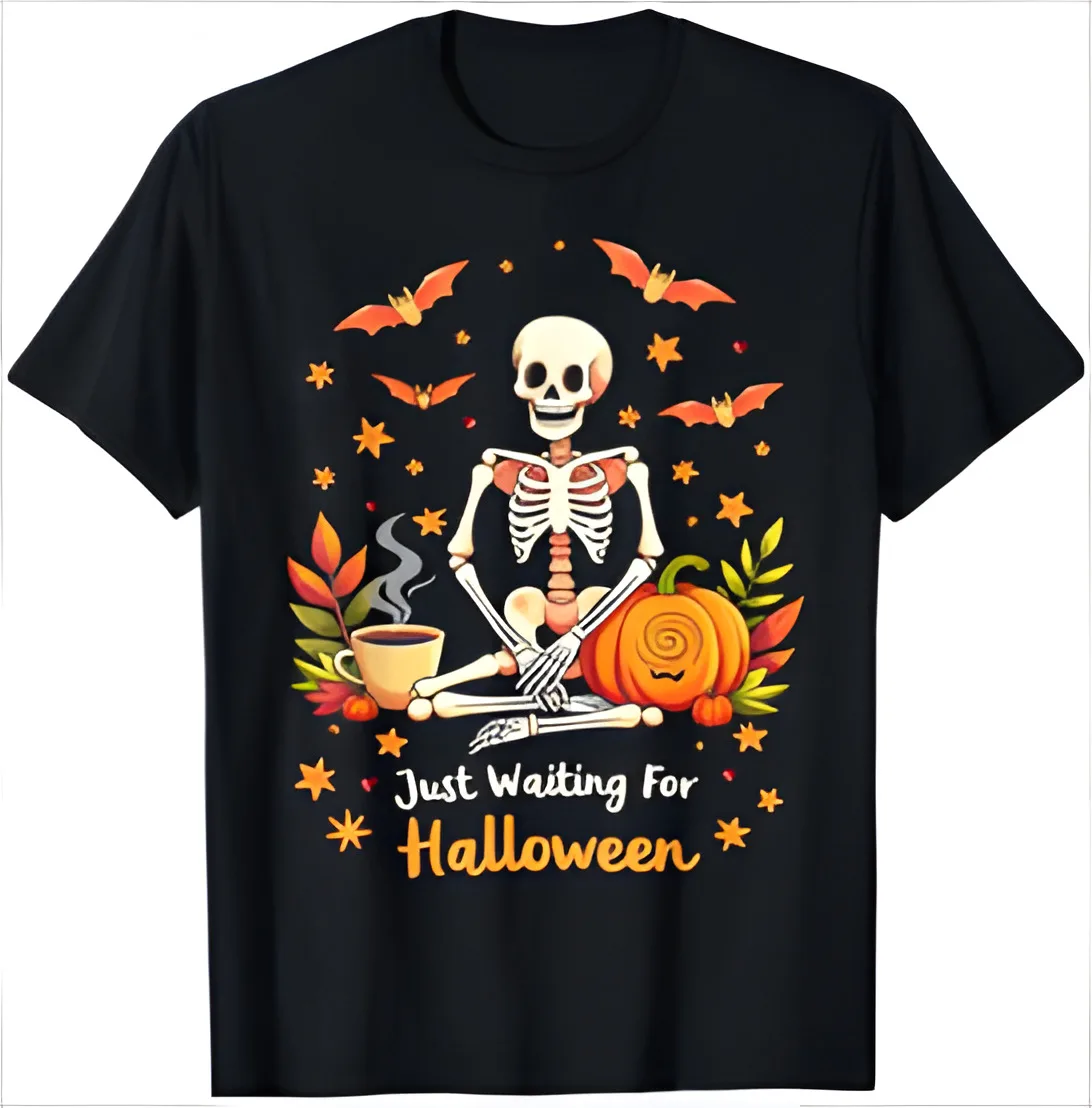 A new and interesting design quote is just waiting for Halloween skull T-shirt