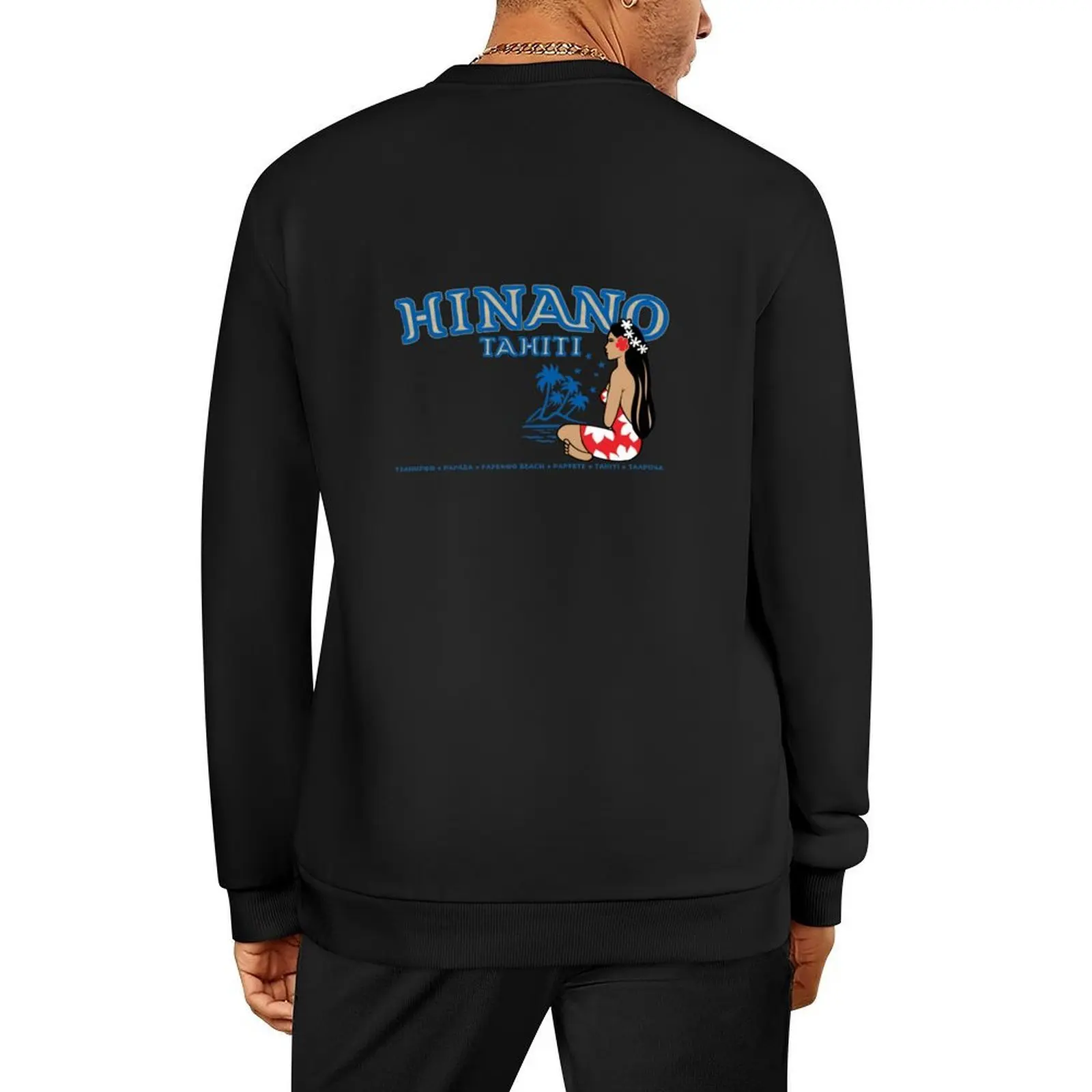 

Hinano Tahiti Pullover mens clothes men's autumn clothes japanese style anime clothing hooded sweatshirt for men
