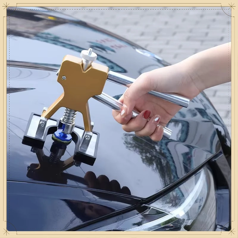 Paintless Dent Puller Kit Car Sheet Metal Repair Tool Auto Hail Pit Removal Plastic Puller Multiple Sizes Suction Cup Set