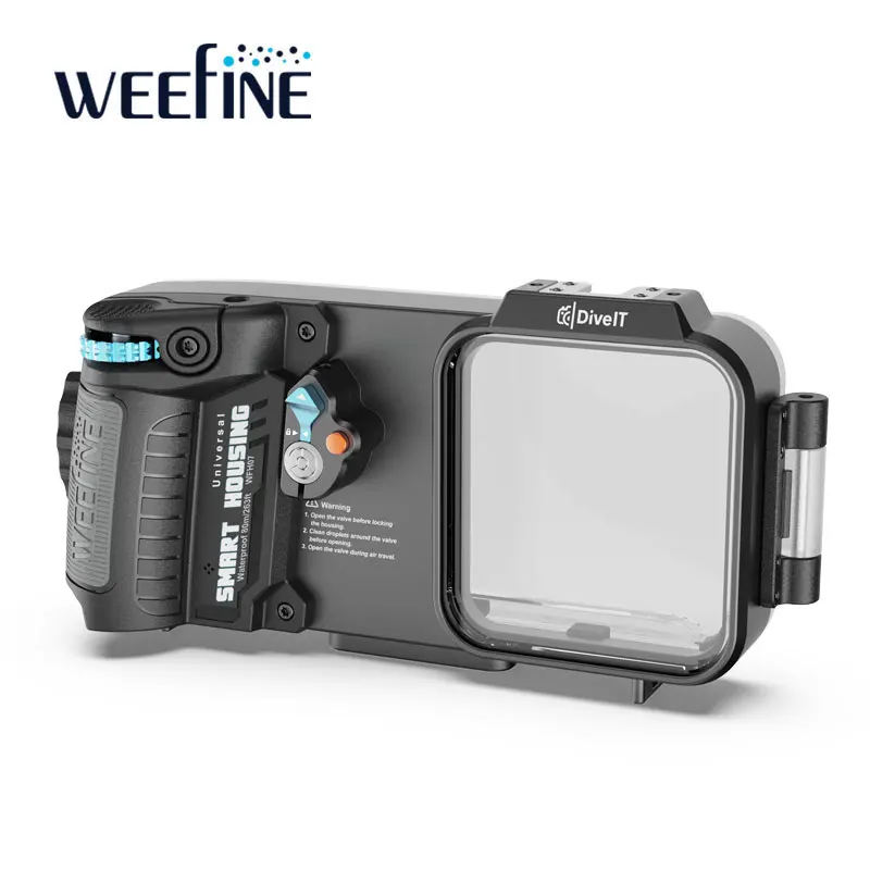 WEEFINE Smart Housing PRO WFH07 for Universal Smart Phone (iPhone & Android) Scuba Diving Underwater Photography Cellphone Case