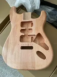 Mahogany Wood Electric Guitar Body, Unfinished DIY, DIY Custom Guitar, Barrel Part, 5.7cm Pocket Width, S T, High Quality