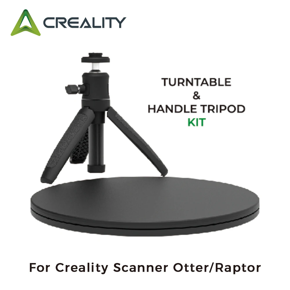 Creality Turntable & Handle Tripod Kit Manual Turntable for Creality Scan Otter and Creality Scan Raptor 3D Scanners