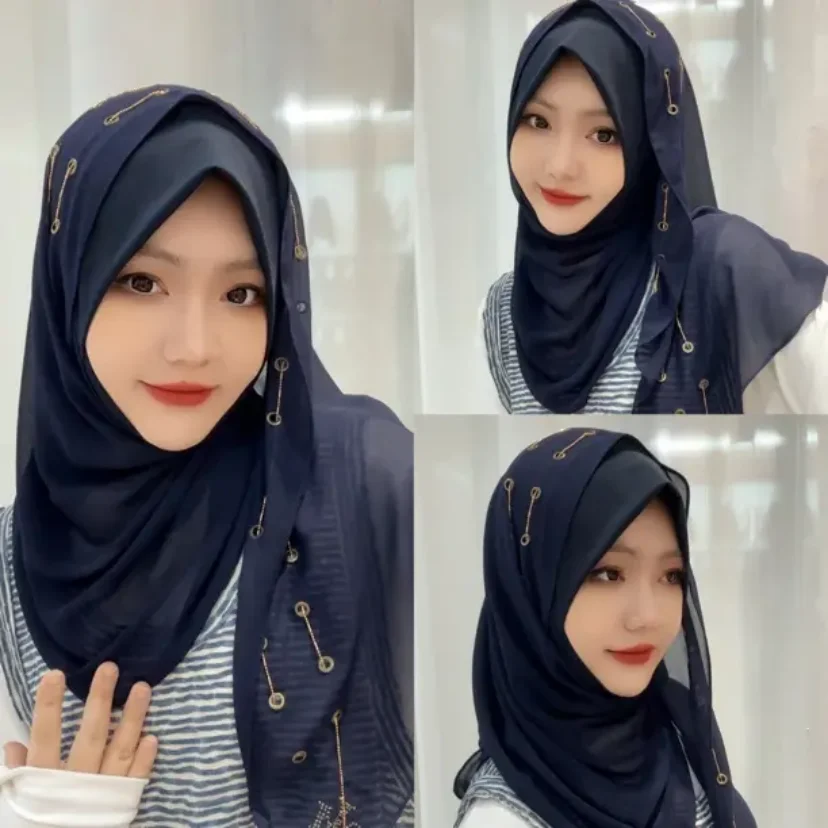 Arabian Long Cover Wraps Head Muslim Hijabs Wears