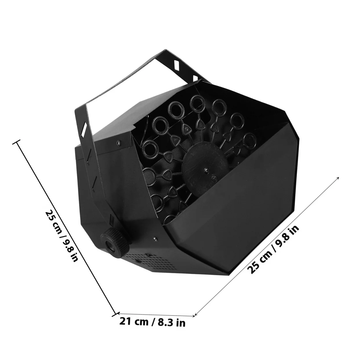 Macchina per bolle Soffiatore per bolle elettrico automatico Portatile Durevole Compatto 18-22 Maniglia regolabile per matrimoni per feste per bambini