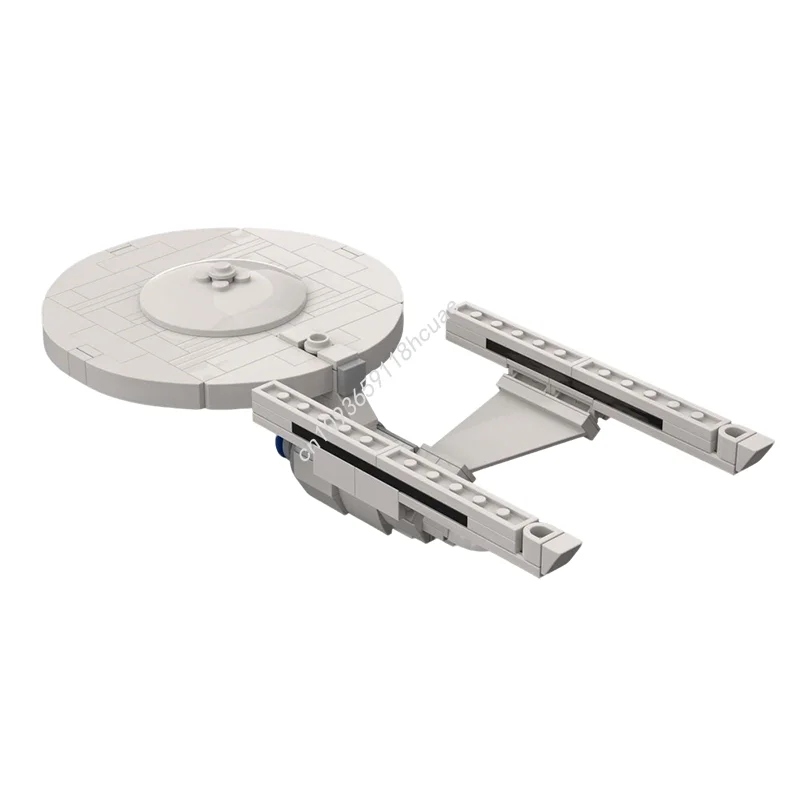 164-teiliges MOC Space Star Trek Constitution-Klasse TMP Modellbausatz Weihnachtsgeschenk Konstruktions-DIY-Spielzeug Kreative Idee