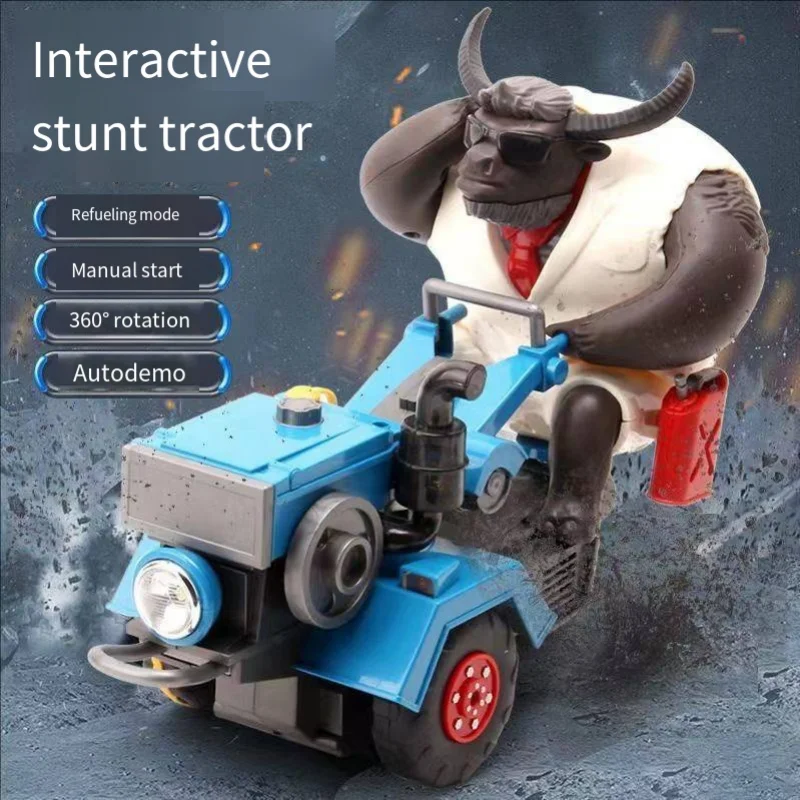 

Электрический трюк мистер Булл ходящий трактор вращение на 360 градусов искусственная музыка Интерактивная Подростковая Детская фотография