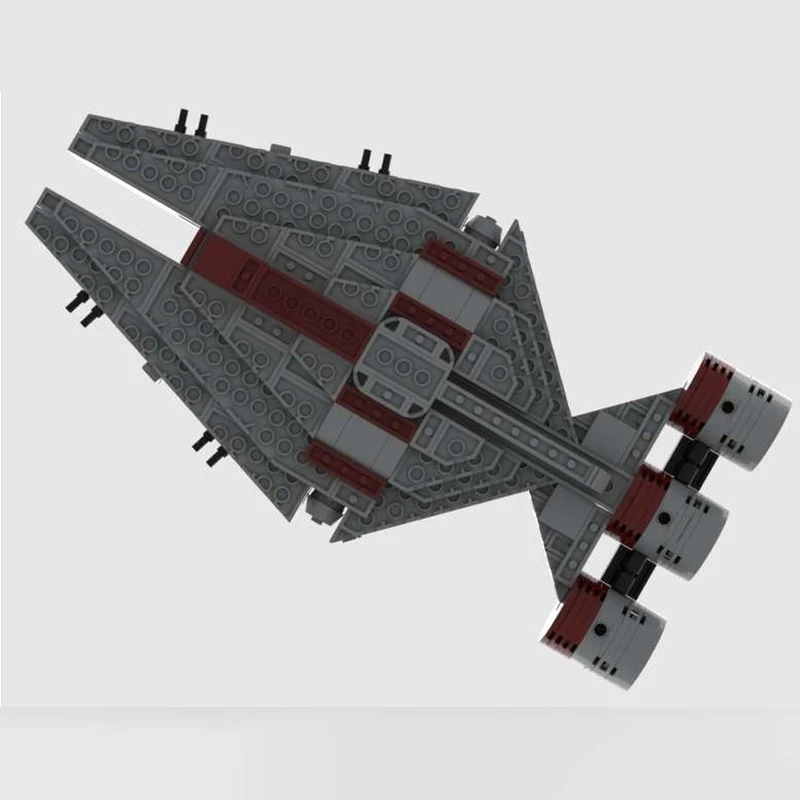 512PSC DIY Space War Republic Arquitens-Class Light Cruiser Building Block รุ่น DIY Star Brick เด็กของขวัญวันเกิด MOC-218737
