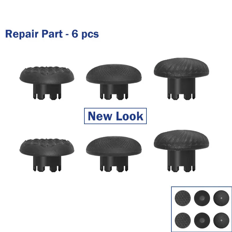 1 مجموعة استبدال Thumbsticks غطاء البلاستيك المعادن المقود غطاء عصا التحكم غطاء ل PS5 DualSense حافة تحكم سهلة التركيب #3