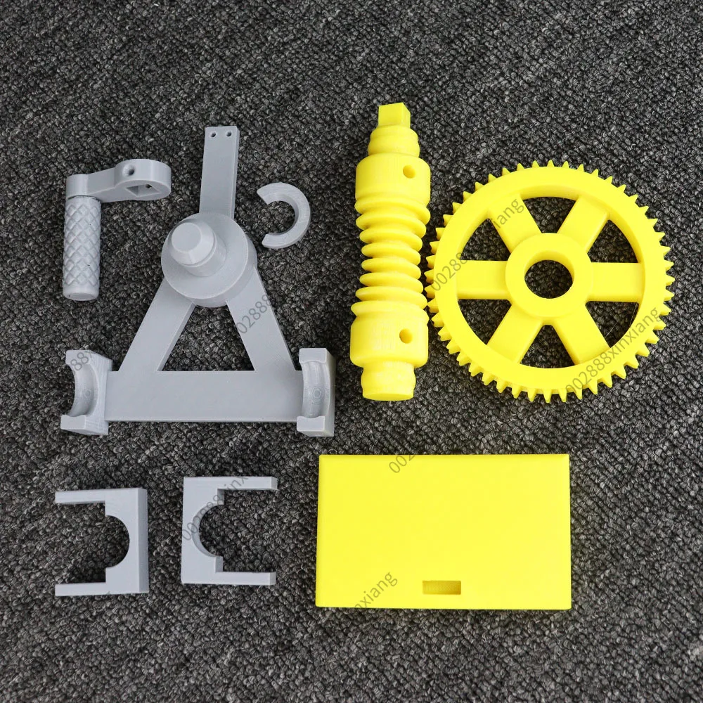 Vortex Drive Model Reducer Mechanical Principles 3D Printing Teaching Model Hand Cranked Spiral Gear Demonstration