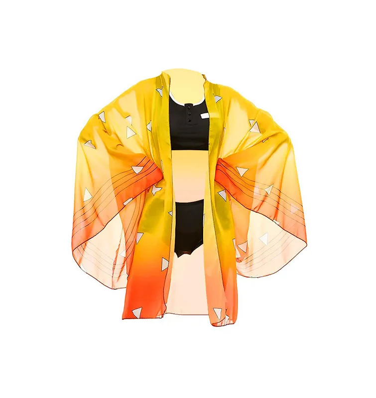 Anime Swimsuit Demon Kochou Shinobu Kamado Tanjirou Cosplay Costume Kimono Agatsuma Zenitsu Sexy Bikini Beach Summer SwimsuitSet