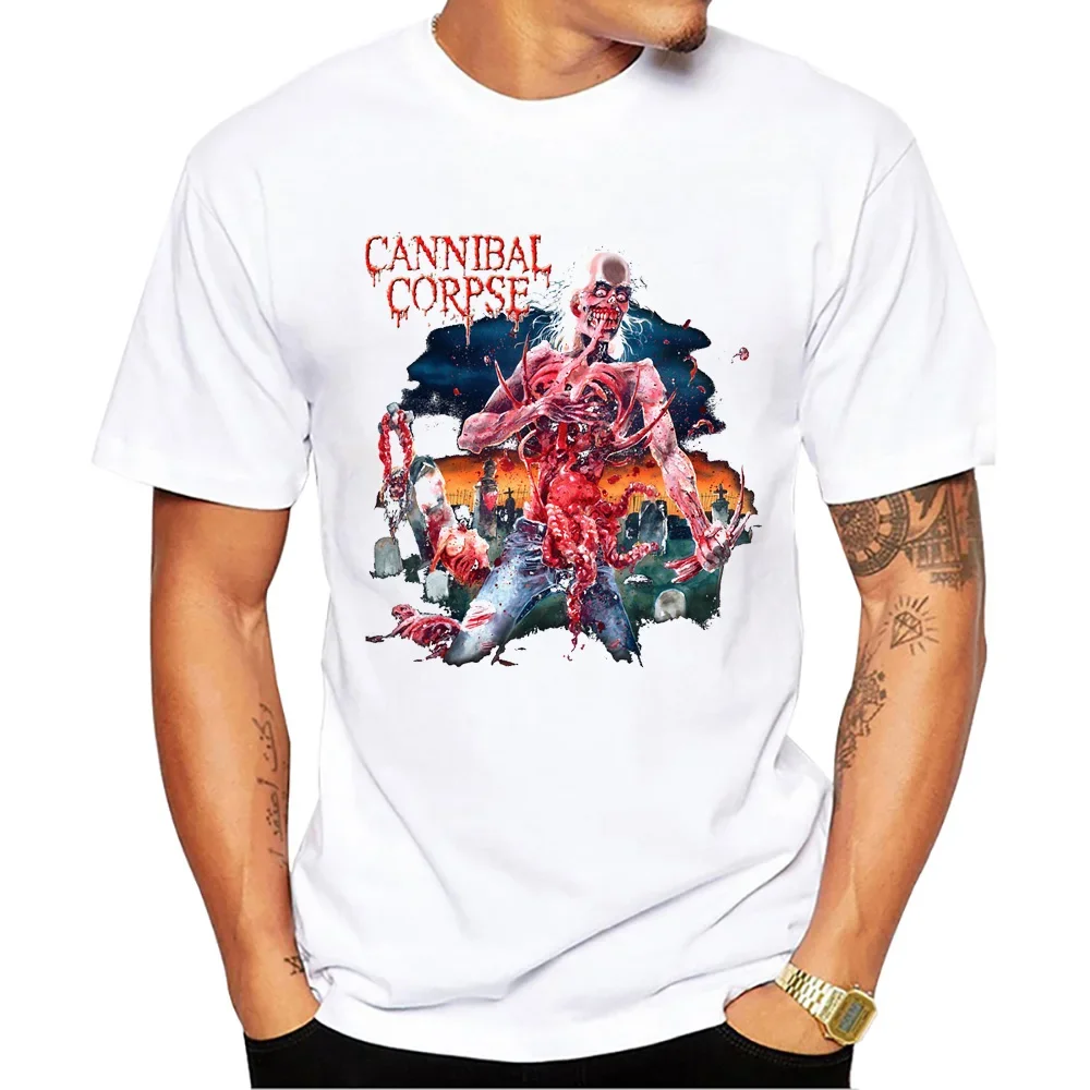 Butchered At Birth Printed T Shirts Short Sleeve Tshirts Harajuku Tee New Punk Style Annibal Corpse Men T-Shirt Summer Funny