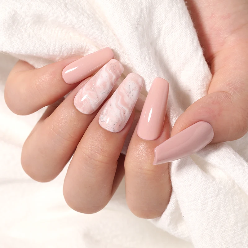 UR SUGAR 7.5 مللي عارية الوردي هلام مسمار البولندية شبه مصباح دائم الورنيش نقع قبالة UV LED مسمار الفن الورنيش مواسم DIY مانيكير #4