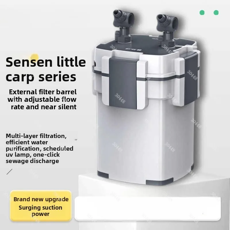 

Внешний канистра для аквариума, фильтр, бесшумный, 3-ступенчатый, 265 галлонов в час, 525 галлонов в виде рыбы, черепахи, посаженный резервуар