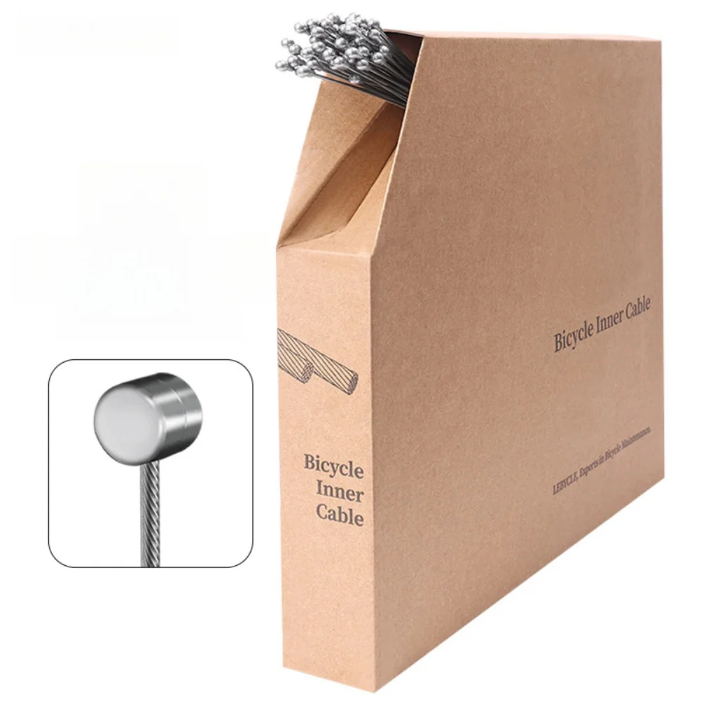 

50PCS inner core steel wire for mountain bike brake cable galvanized rust prevention smooth texture 1 7 meters length per cable