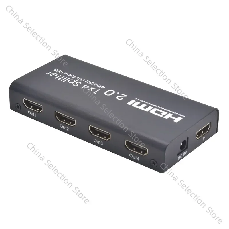 HDMI Splitter 1X4 HDMI Converter Supports 4K60Hz High-resolution Video Splitter