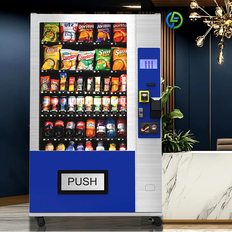 Configurable Self‑service Vending Machine SDK Keyboard Screen For Snack Beverage Cold Soda Campus Business Use Custom