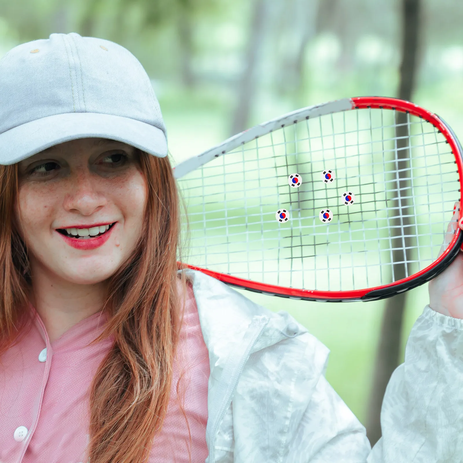 

5Pcs Tennis Racket Vibration Dampener Silicone Dampers Unique Ornament for Rackets Gifts Silicone Tennis Damper