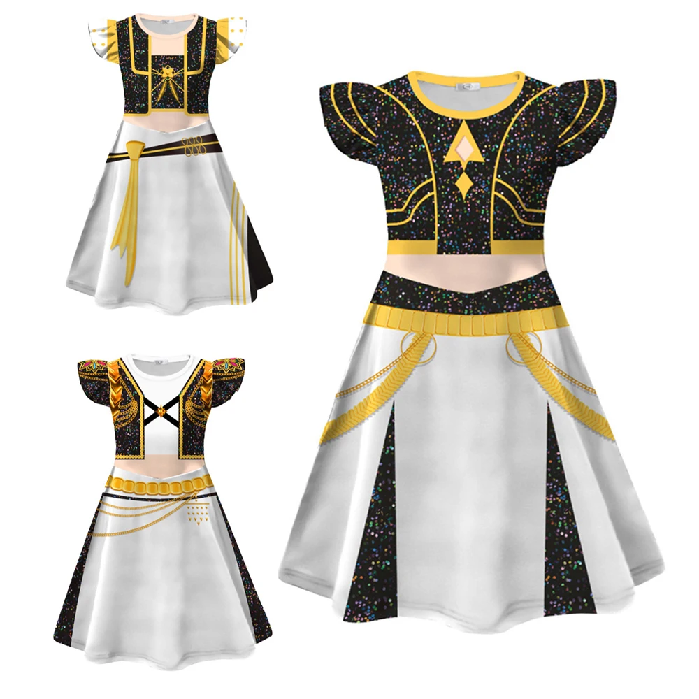 

K-Pop Witch Hunters Cosplay Costumes Fashion Rumi Mira Zoey Concert Outfits Halloween Costume Kids Girls Party Dresses Carnival