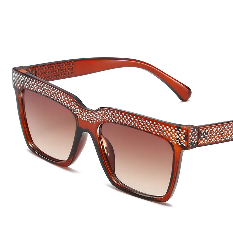 Classic Black Luxury Brand Women's sunglasses Ladies Trendy Designer Square Sun Glasses Retro Decorative Shades Eyewear UV400 image 5