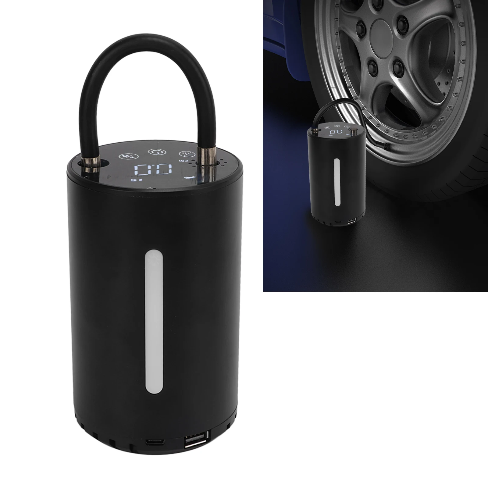 

Portable Car Electric Air Inflator Smart Wireless Bicycle Tyre Pump for Motorcycle Tyre