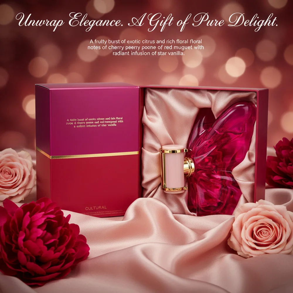 

Парфюмерная вода унисекс Arab Butterfly с фруктово-цветочным ароматом, стойкий нежный парфюм-спрей для женщин и мужчин