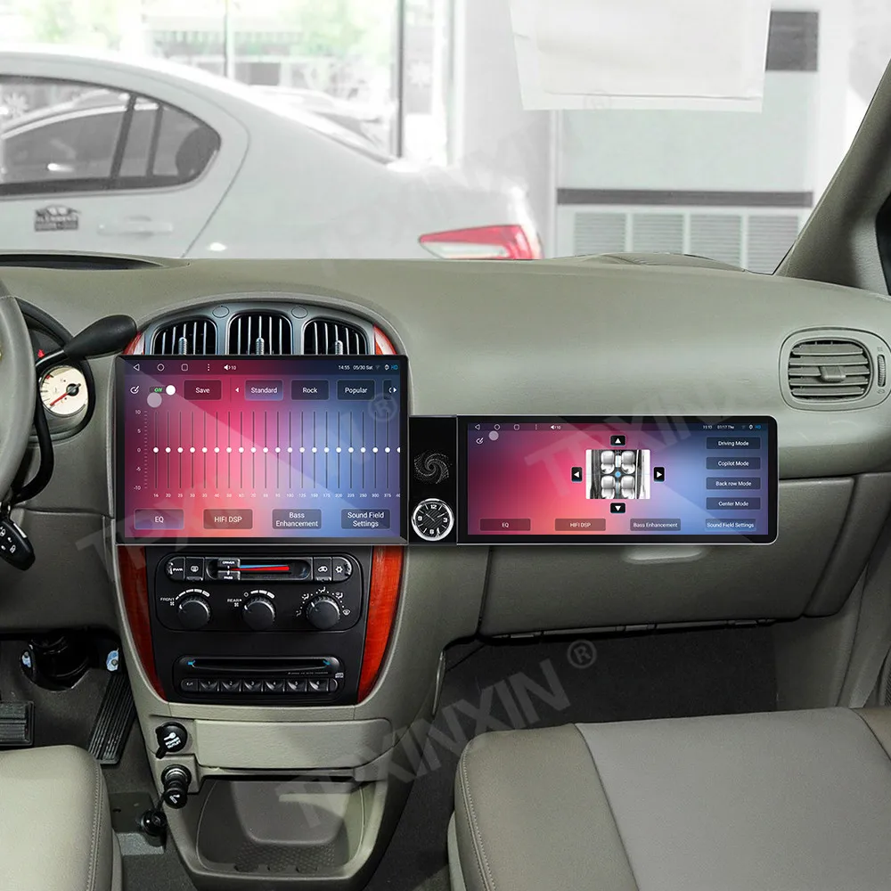 Different Type Dual Screen Car Radio For Chrysler Grand Voyage 2006-2012 Car Multimedia Video Player GPS Navigation Carplay Unit
